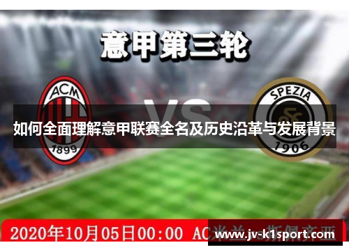 如何全面理解意甲联赛全名及历史沿革与发展背景